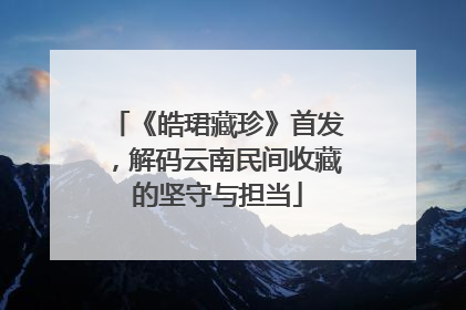 《皓珺藏珍》首发，解码云南民间收藏的坚守与担当