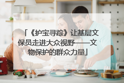 《护宝寻踪》让基层文保员走进大众视野——文物保护的群众力量