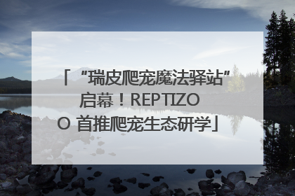 “瑞皮爬宠魔法驿站” 启幕！REPTIZOO 首推爬宠生态研学