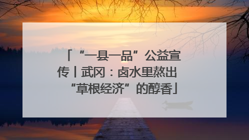 “一县一品”公益宣传丨武冈：卤水里熬出“草根经济”的醇香