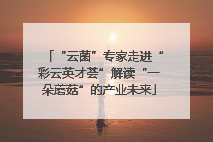 “云菌”专家走进“彩云英才荟”解读“一朵蘑菇”的产业未来