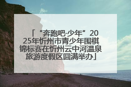 “奔跑吧·少年”2025年忻州市青少年围棋锦标赛在忻州云中河温泉旅游度假区圆满举办