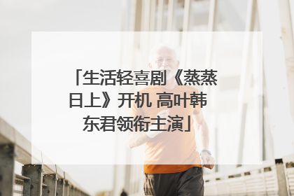 生活轻喜剧《蒸蒸日上》开机 高叶韩东君领衔主演