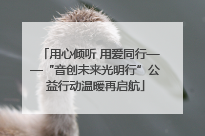 用心倾听 用爱同行——“音创未来光明行”公益行动温暖再启航