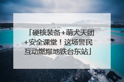 硬核装备+萌犬天团+安全课堂！这场警民互动燃爆地铁台东站
