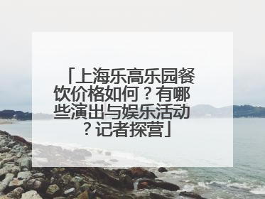 上海乐高乐园餐饮价格如何？有哪些演出与娱乐活动？记者探营