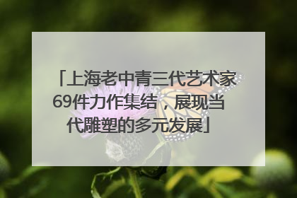 上海老中青三代艺术家69件力作集结，展现当代雕塑的多元发展