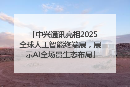 中兴通讯亮相2025全球人工智能终端展，展示AI全场景生态布局