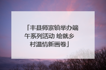 丰县师寨镇举办端午系列活动 绘就乡村温情新画卷