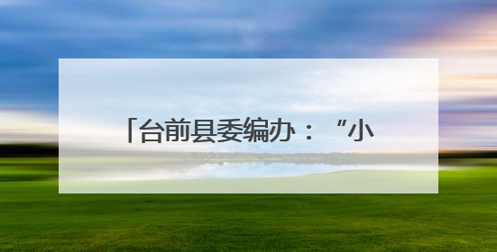 台前县委编办：“小设施”护航“大民生” 保障村民出行安全