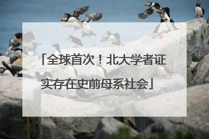 全球首次！北大学者证实存在史前母系社会