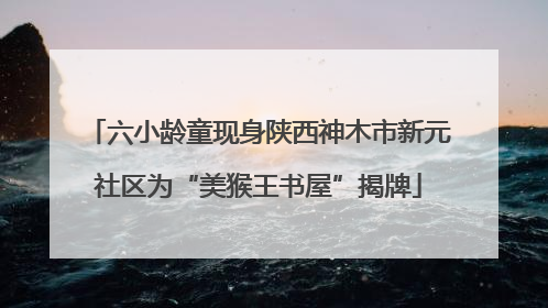 六小龄童现身陕西神木市新元社区为“美猴王书屋”揭牌