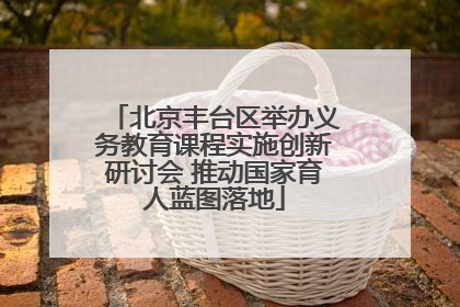 北京丰台区举办义务教育课程实施创新研讨会 推动国家育人蓝图落地