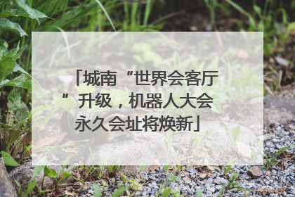 城南“世界会客厅”升级，机器人大会永久会址将焕新