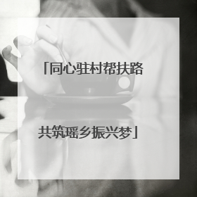 同心驻村帮扶路 共筑瑶乡振兴梦