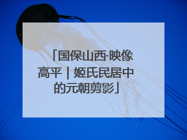 国保山西·映像高平｜姬氏民居中的元朝剪影