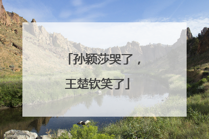 孙颖莎哭了，王楚钦笑了