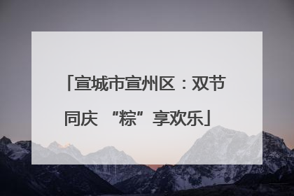 宣城市宣州区：双节同庆 “粽”享欢乐