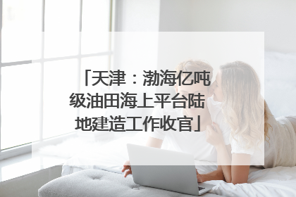 天津：渤海亿吨级油田海上平台陆地建造工作收官