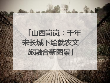 山西岢岚：千年宋长城下绘就农文旅融合新图景