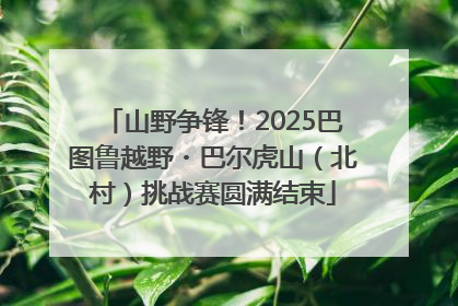 山野争锋！2025巴图鲁越野・巴尔虎山（北村）挑战赛圆满结束