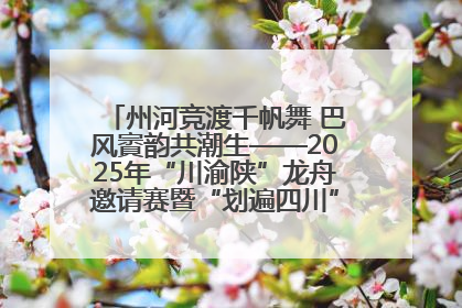 州河竞渡千帆舞 巴风賨韵共潮生——2025年“川渝陕”龙舟邀请赛暨“划遍四川”达川站圆满收官