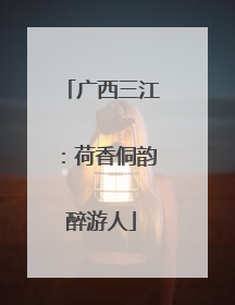 广西三江：荷香侗韵醉游人