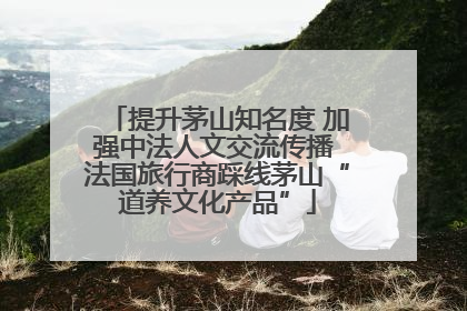 提升茅山知名度 加强中法人文交流传播 法国旅行商踩线茅山“道养文化产品”