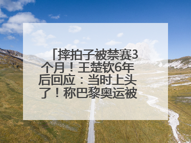 摔拍子被禁赛3个月！王楚钦6年后回应：当时上头了！称巴黎奥运被孙颖莎带着打，搭档8年“一个眼神就能懂”