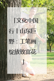 文化中国行丨山东巨野：工笔画绽放致富花