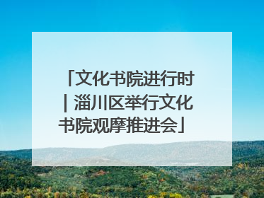 文化书院进行时｜淄川区举行文化书院观摩推进会