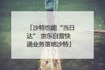 沙特也能“当日达” 京东自营快递业务落地沙特