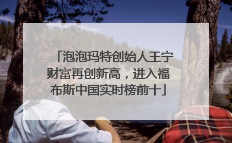 泡泡玛特创始人王宁财富再创新高，进入福布斯中国实时榜前十