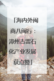 海内外闽商八闽行：漳州古雷石化产业发展获点赞