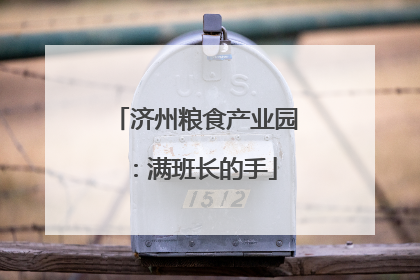 济州粮食产业园：满班长的手