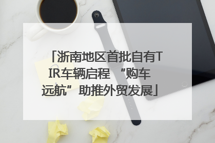 浙南地区首批自有TIR车辆启程 “购车远航”助推外贸发展