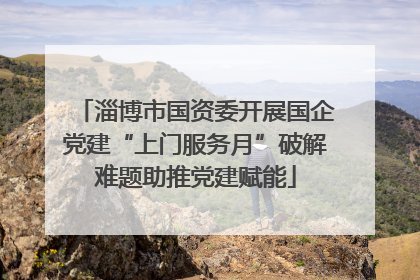淄博市国资委开展国企党建“上门服务月”破解难题助推党建赋能