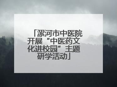 漯河市中医院开展“中医药文化进校园”主题研学活动