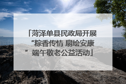 菏泽单县民政局开展“粽香传情 扇绘安康”端午敬老公益活动