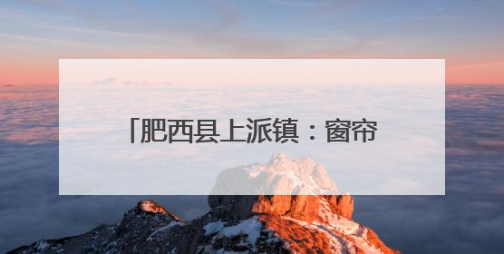 肥西县上派镇：窗帘之约——开启社区治理“银发订制”时光