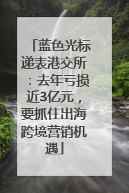 蓝色光标递表港交所：去年亏损近3亿元，要抓住出海跨境营销机遇