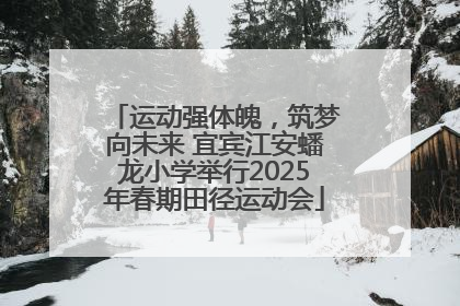 运动强体魄，筑梦向未来 宜宾江安蟠龙小学举行2025年春期田径运动会