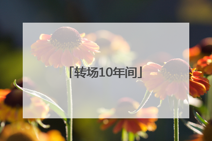 转场10年间