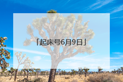 起床号6月9日