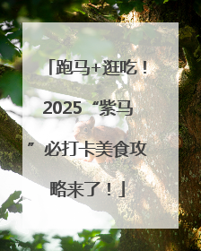 跑马+逛吃！2025“紫马”必打卡美食攻略来了！