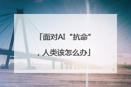面对AI“抗命”，人类该怎么办