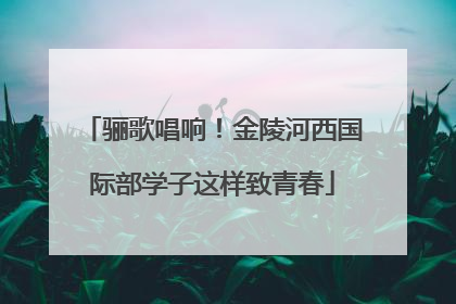骊歌唱响！金陵河西国际部学子这样致青春