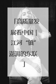 高质量发展看中国｜江河“镇”澎湃的东联