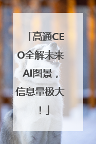 高通CEO全解未来AI图景，信息量极大！