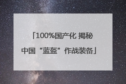 100%国产化 揭秘中国“蓝盔”作战装备